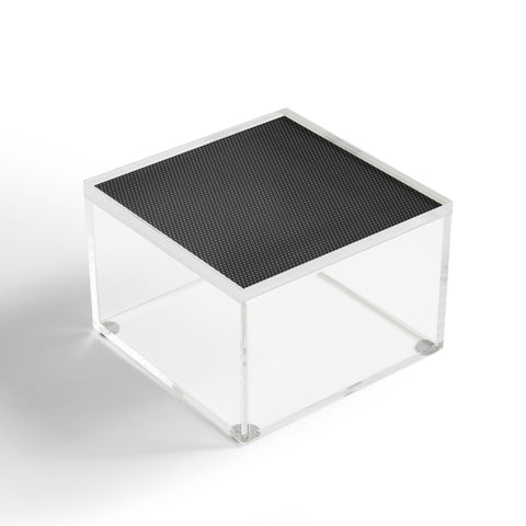 DENY Designs Block Print Dot Black Acrylic Box