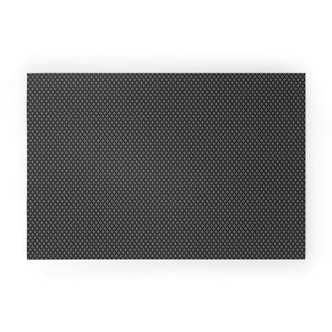 DENY Designs Block Print Dot Black Welcome Mat