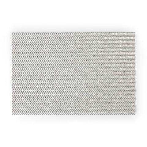 DENY Designs Block Print Dot Cream Welcome Mat