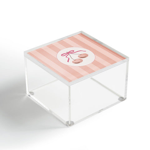DENY Designs Bow Cherries Acrylic Box