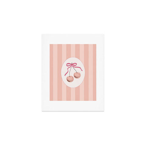 DENY Designs Bow Cherries Art Print