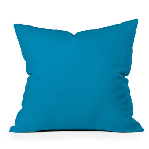 DENY Designs Bright Blue 313c Outdoor Throw Pillow