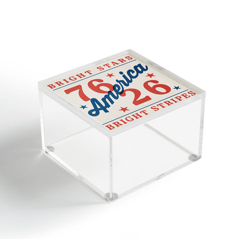 DENY Designs Bright Stars Bright Stripes Acrylic Box