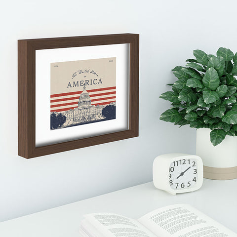 DENY Designs Capitol Building Recessed Framing Rectangle