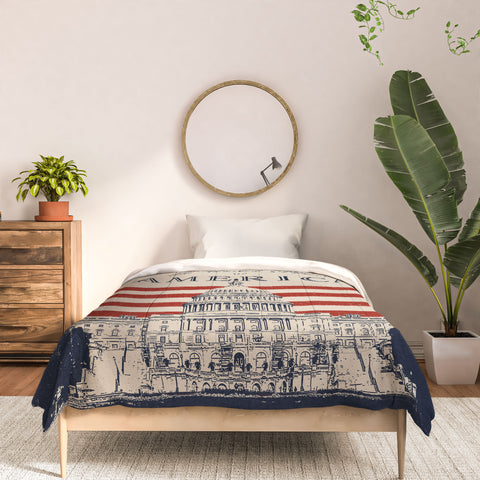 DENY Designs Capitol Building Comforter