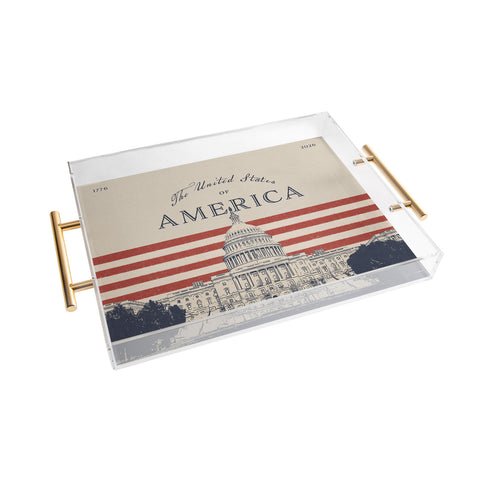 DENY Designs Capitol Building Acrylic Tray