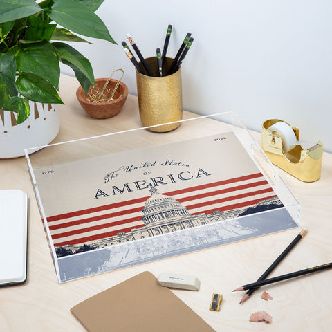 DENY Designs Capitol Building Acrylic Tray