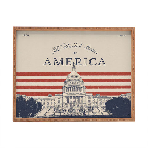 DENY Designs Capitol Building Rectangular Tray