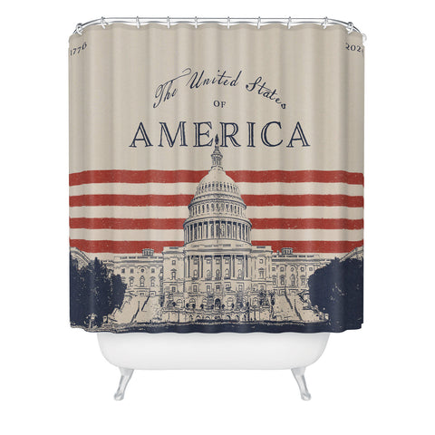DENY Designs Capitol Building Shower Curtain