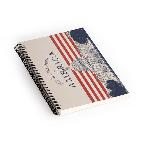 DENY Designs Capitol Building Spiral Notebook