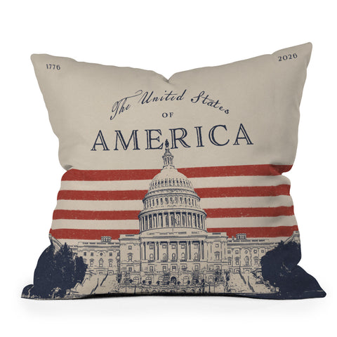 DENY Designs Capitol Building Throw Pillow