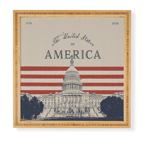 DENY Designs Capitol Building Framed Wall Art