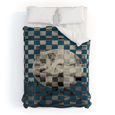 DENY Designs Checker Collage Comforter