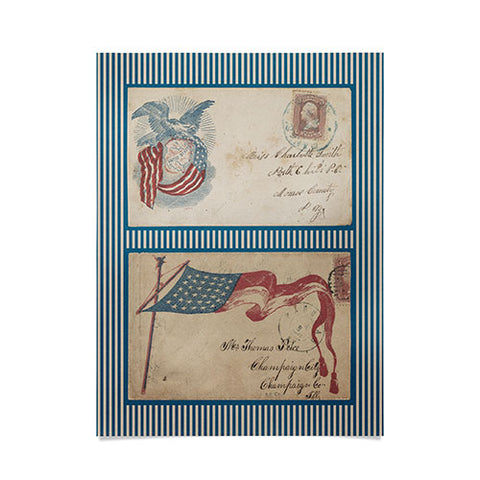 DENY Designs Civil War Envelopes Poster