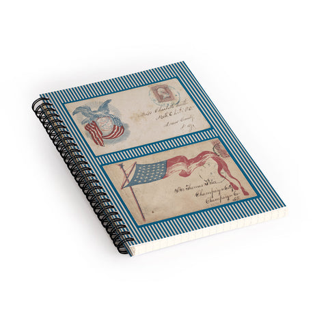 DENY Designs Civil War Envelopes Spiral Notebook
