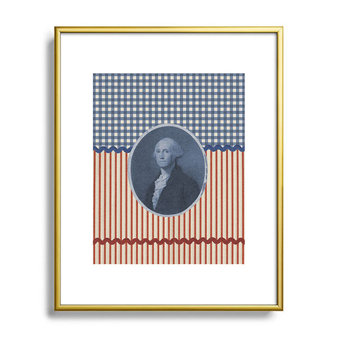 DENY Designs Cottagecore George Metal Framed Art Print