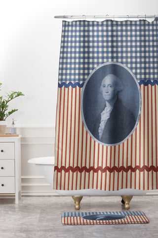 DENY Designs Cottagecore George Shower Curtain And Mat