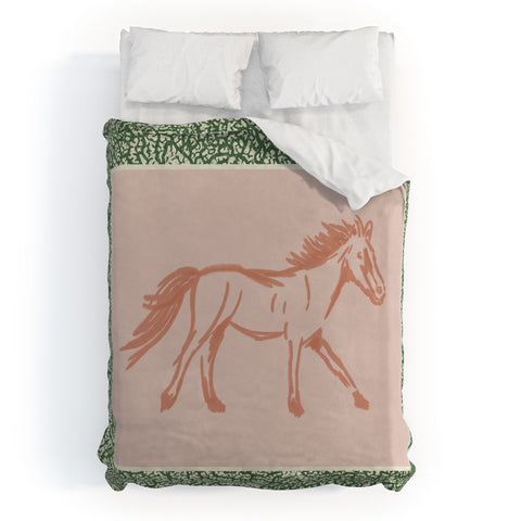DENY Designs country horse 2 Duvet Cover