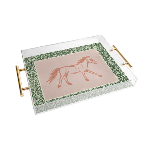 DENY Designs country horse 2 Acrylic Tray