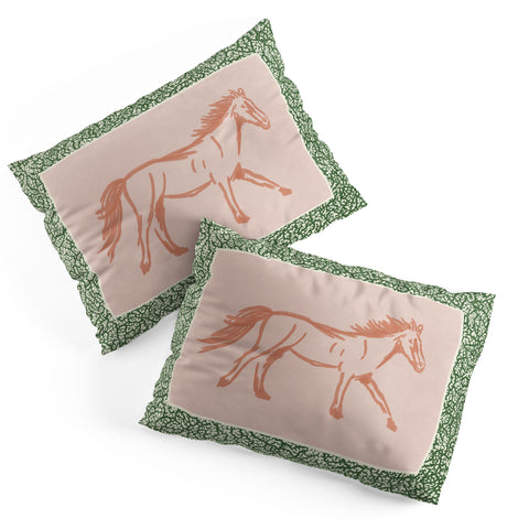 DENY Designs country horse 2 Pillow Shams