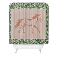 DENY Designs country horse 2 Shower Curtain