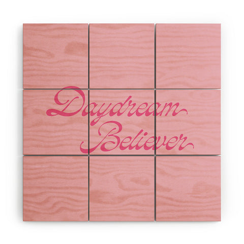 DENY Designs Daydream Believer Pink Wood Wall Mural