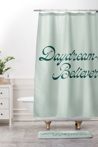 DENY Designs daydream believer Shower Curtain And Mat