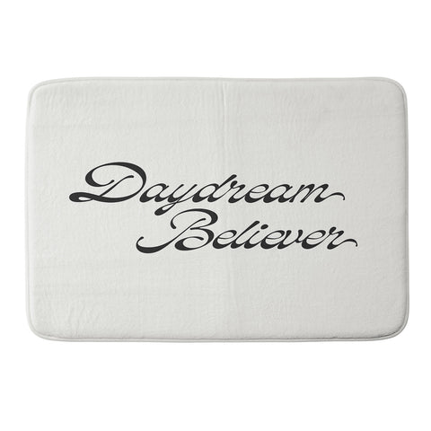 DENY Designs Daydream Believer W and B Memory Foam Bath Mat