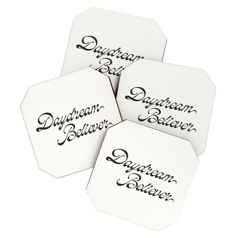 DENY Designs Daydream Believer W and B Coaster Set