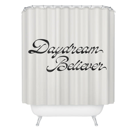 DENY Designs Daydream Believer W and B Shower Curtain
