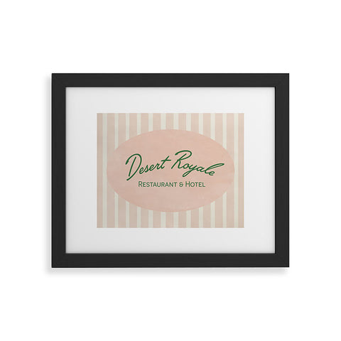 DENY Designs desert royale Framed Art Print