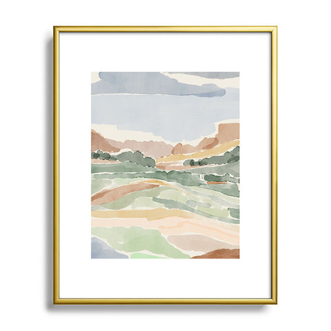 DENY Designs Dreamscape I Metal Framed Art Print