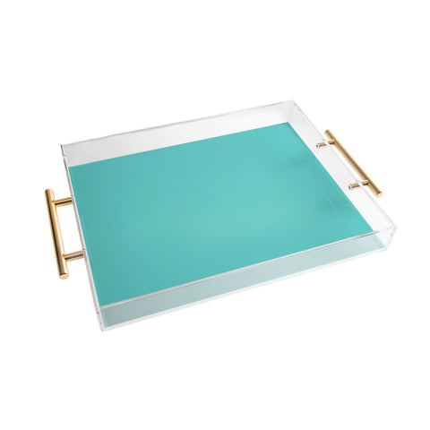 DENY Designs Eggshell Blue 325c Acrylic Tray