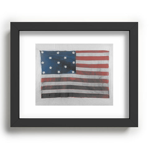 DENY Designs Flag Attributed to Elizabeth Schuyler Hamilton Recessed Framing Rectangle