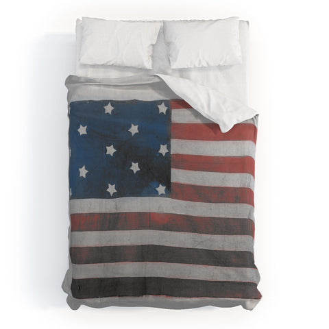 DENY Designs Flag Attributed to Elizabeth Schuyler Hamilton Duvet Cover