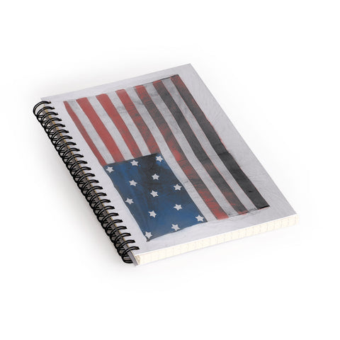 DENY Designs Flag Attributed to Elizabeth Schuyler Hamilton Spiral Notebook