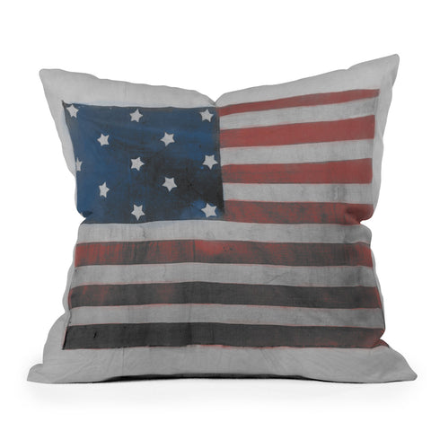 DENY Designs Flag Attributed to Elizabeth Schuyler Hamilton Throw Pillow