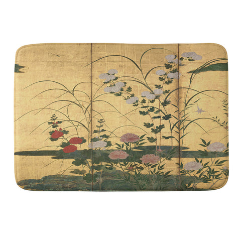 DENY Designs Flowers and Grasses Memory Foam Bath Mat