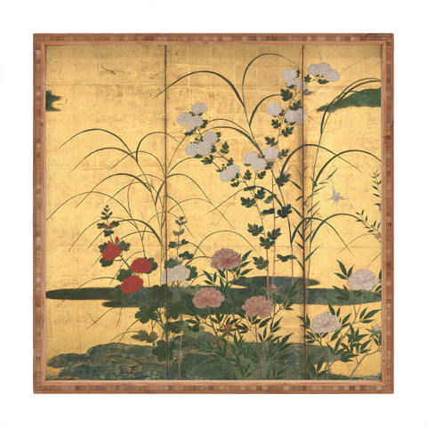 DENY Designs Flowers and Grasses Square Tray
