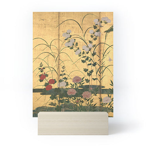DENY Designs Flowers and Grasses Mini Art Print
