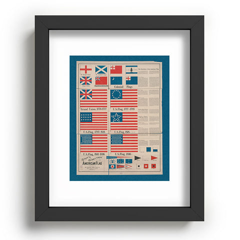 DENY Designs Goff s Evolution of the American Flag Recessed Framing Rectangle
