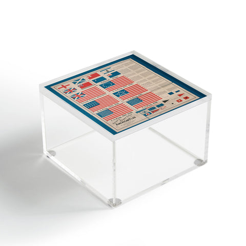 DENY Designs Goff s Evolution of the American Flag Acrylic Box