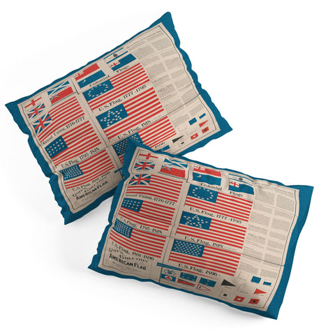DENY Designs Goff s Evolution of the American Flag Pillow Shams