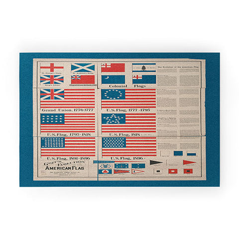 DENY Designs Goff s Evolution of the American Flag Welcome Mat