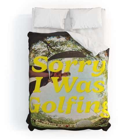 DENY Designs GolfFisheye Duvet Cover