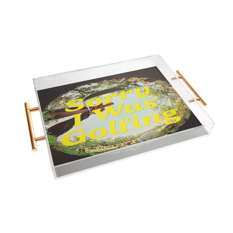 DENY Designs GolfFisheye Acrylic Tray