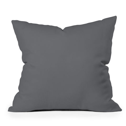 DENY Designs Gray 9c Outdoor Throw Pillow