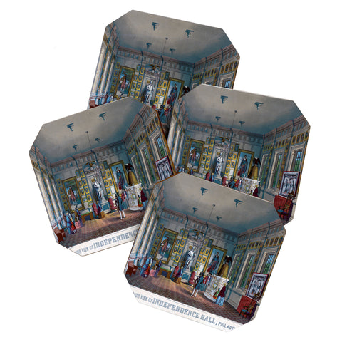DENY Designs Independence Hall Coaster Set