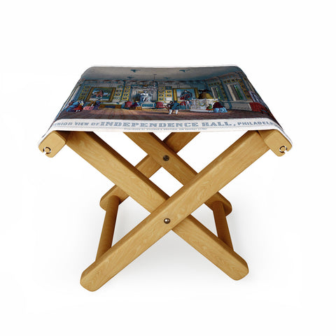 DENY Designs Independence Hall Folding Stool