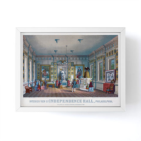 DENY Designs Independence Hall Framed Mini Art Print